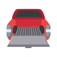Truck tailgate icon clipart avatar logtotype isolated vector illustration