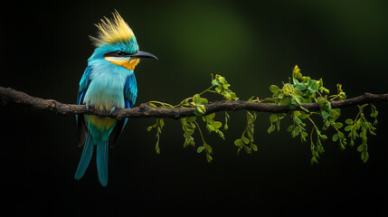 Obraz premium blue and yellow macaw bird