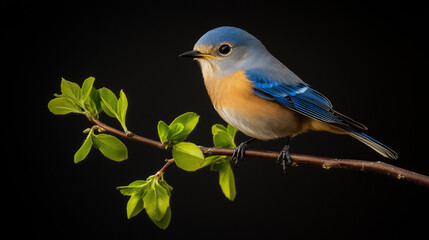 Fototapeta premium bird on a branch