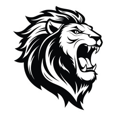 lion silhouette vector