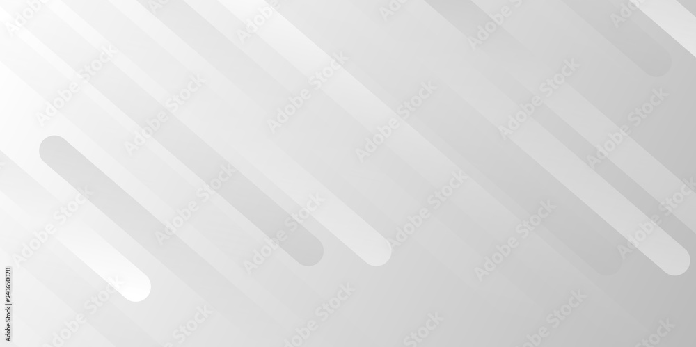 Aufkleber White gradient diagonal stripe line background. Motion Line Gradient stripes layers. business background metallica shining vector. Abstract monochrome elegant geometric backdrop, modern design,Vector.
