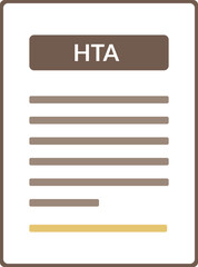 HTA Contract document icon
