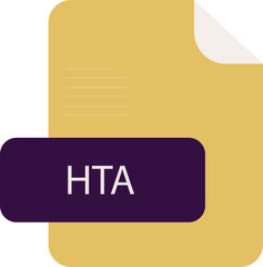 HTA file extension rounded lines and shape