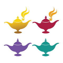 magic lamp vector