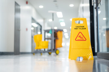 The hospital relies on specialized cleaning equipment to keep all areas, from operating rooms to waiting halls, spotless and hygienic.