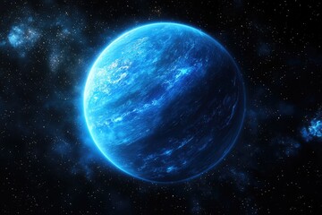 A Blue Planet in a Starry Galaxy