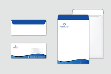 corporate envelope design set