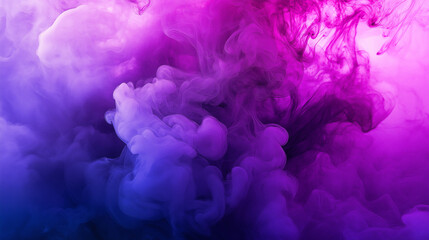 Fototapeta premium abstract magenta and violet ink storm artwork, abstract illustration of ink flowing in the water, creating an abstract design with fluid shapes and splashes of color