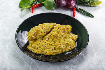 Indian cuisine - pork masala sauce