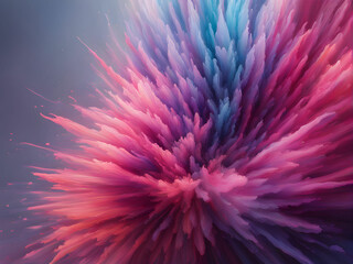 Color Burst Explosion: Dynamic Abstract Art and Design Inspiration