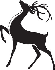  Deer silhouette vector eps