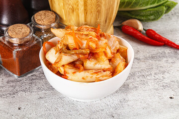 Korean cuisine fermented cabbage kimchi