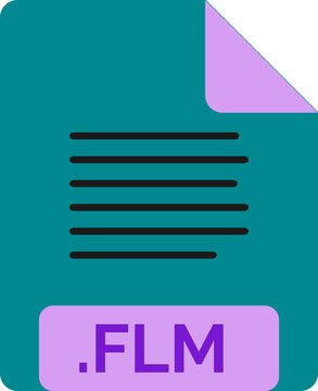 FLM File icon minimal