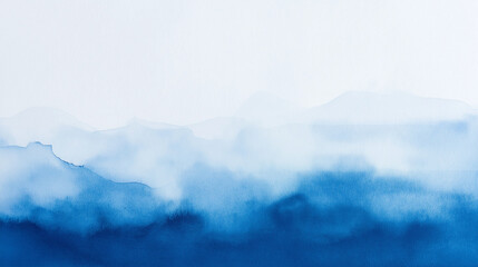 elegant cerulean, cobalt, and indigo watercolor gradient on textured paper
