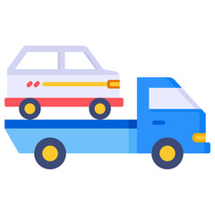 Naklejka premium Tow Truck Icon