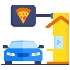 Drive Thru Icon
