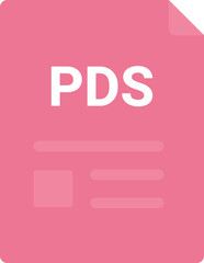 PDS file icon with symbols