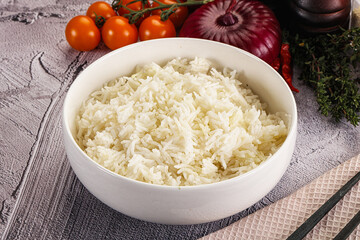 Indian cuisine Steamed basmati rice