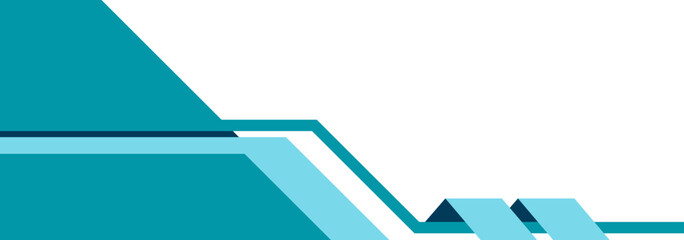 Business Geometric Footer