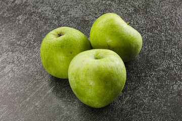 Sweet and juicy green apple