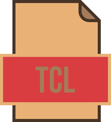 TCL File icon fill and outline crisp corners