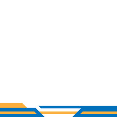 Obraz premium Modern Geometric Footer
