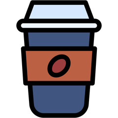 Coffee, Cup, Hot Drink, Coffee Shop, Drinks, Food Icon
