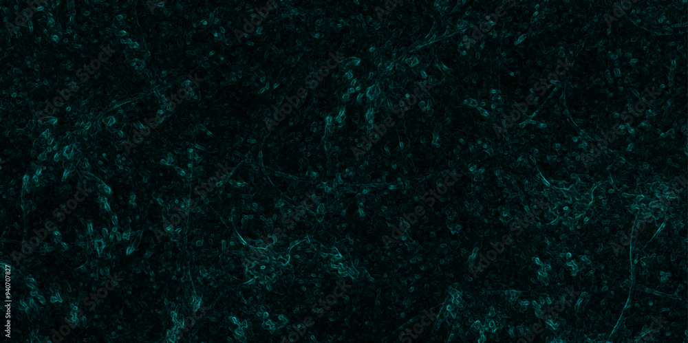Canvas Prints dark cyan color scattered grunge texture on isolated dark background.