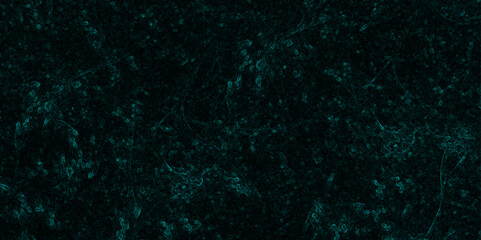 Dark cyan color scattered grunge texture on isolated dark background.
