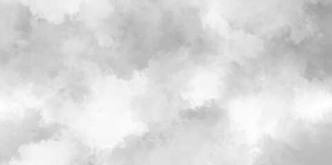 Abstract grunge grey shades gradient watercolor background. Black grey Sky with white cloud and clear abstract. White realistic fog or mist design element texture. cloudy silver ink effect white paper