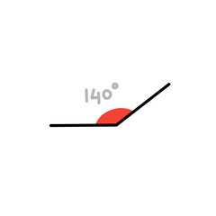 math degree angle icon