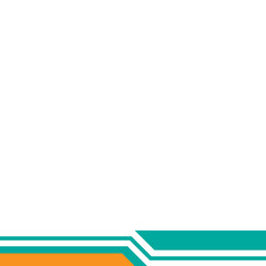 Obraz premium Modern Geometric Footer