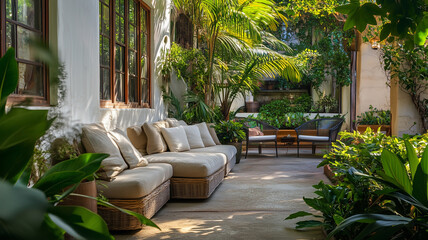 Obraz premium outdoor patio ,