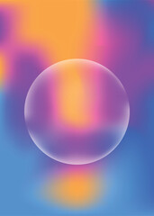 Abstract gradient poster background vector set. Minimalist style cover template with vibrant perspective 3d geometric prism shapes collection. Ideal design for social media, cover, banner, flyer.