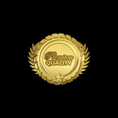 Fototapeta premium Golden badge 