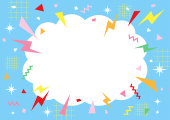 賑やかでポップなフレーム