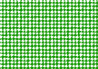 緑色のシェパードチェックの背景素材（太め）