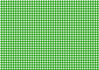 緑色のシェパードチェックの背景素材（細め）