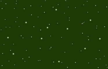 background with stars, stars, starry sky with stars, sky with stars, starry night sky, sky background, particles, snow, green background, snowflake 