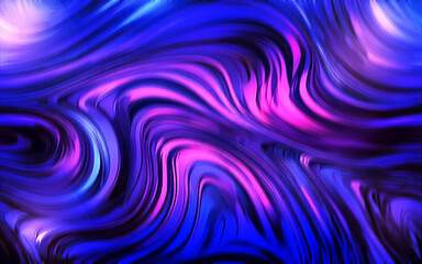 Abstract warped lines design bllue and purple background