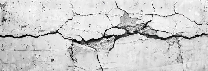 Fototapeta premium Cracked Concrete Wall Texture