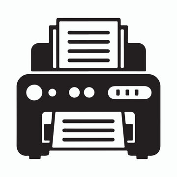 black printer printing paper clip art preview