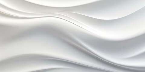 Fototapeta premium White Elegant Smooth Wave Background