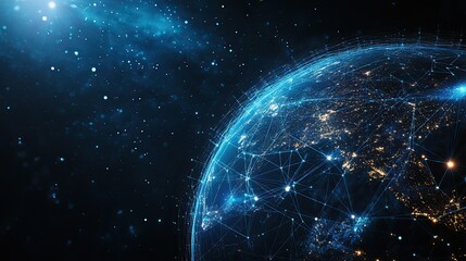 Obraz premium Global Network Connections