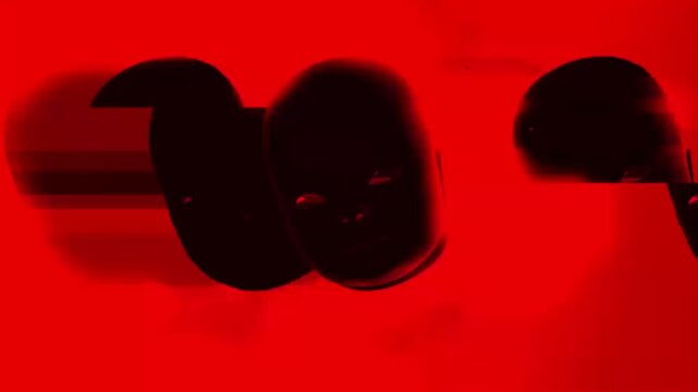 changing interactive tiger head - Abstract vj loop 
