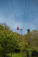 a passenger cable car system opened in 1969