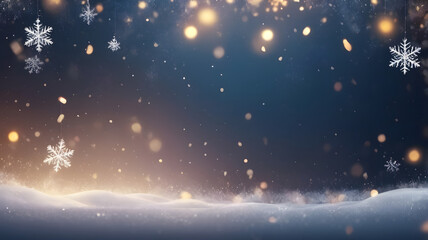 Obraz premium abstract christmas background, ai generated