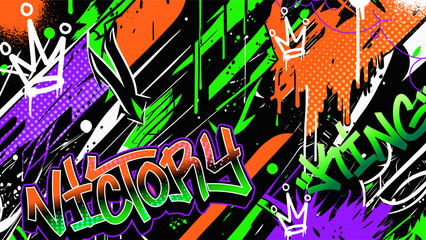 Obraz premium Abstract graffiti background 12