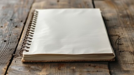 White background with a spiral-bound paper notebook effect.