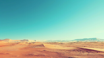 Naklejka premium desert